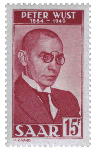 Peter Wust Briefmarke